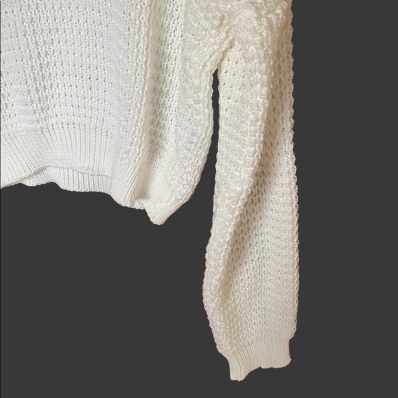 PrettyLittleThing Knit White Sweater - Picture 6 of 6
